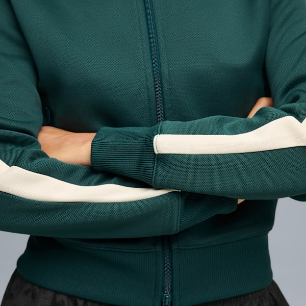 T7 ALWAYS ON Women's Short Track Jacket, Green Terrain, extralarge
