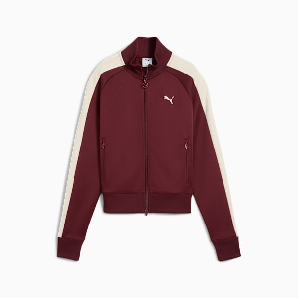 T7 ALWAYS ON Women's Short Track Jacket, Ruby Shimmer, extralarge