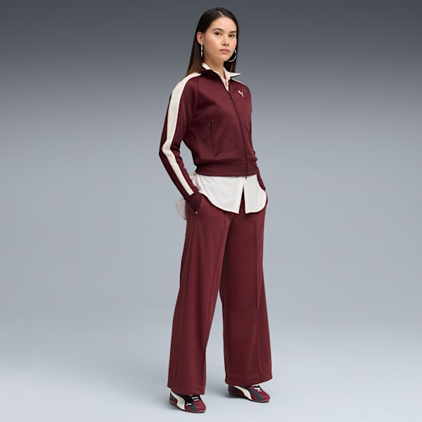 T7 ALWAYS ON Women's Short Track Jacket, Ruby Shimmer, extralarge