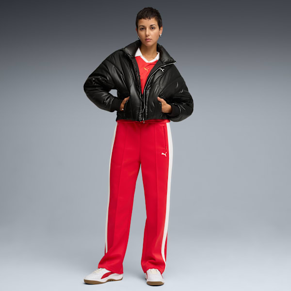 Pants rectos T7 ALWAYS ON para mujer, For All Time Red, extralarge