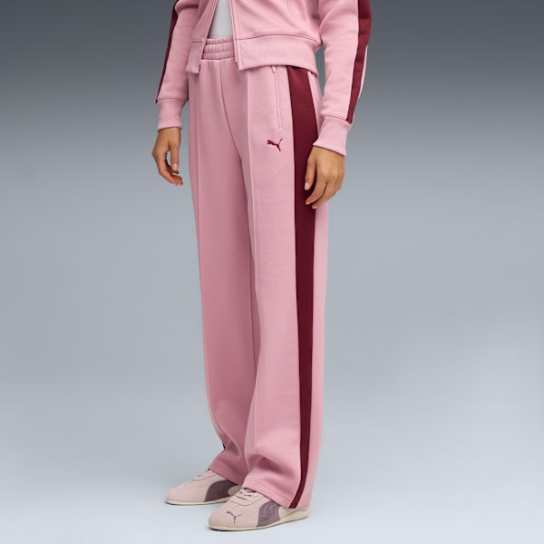 Pants rectos T7 ALWAYS ON para mujer, Poised Pink, extralarge