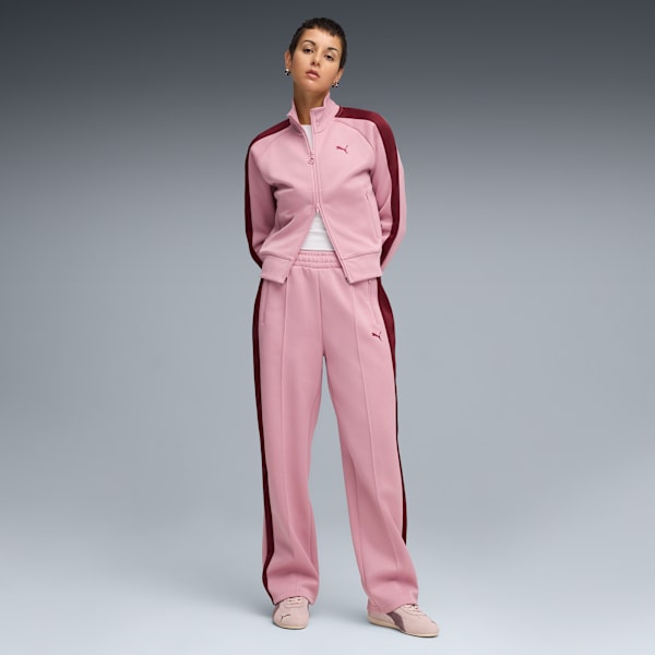 Pants rectos T7 ALWAYS ON para mujer, Poised Pink, extralarge