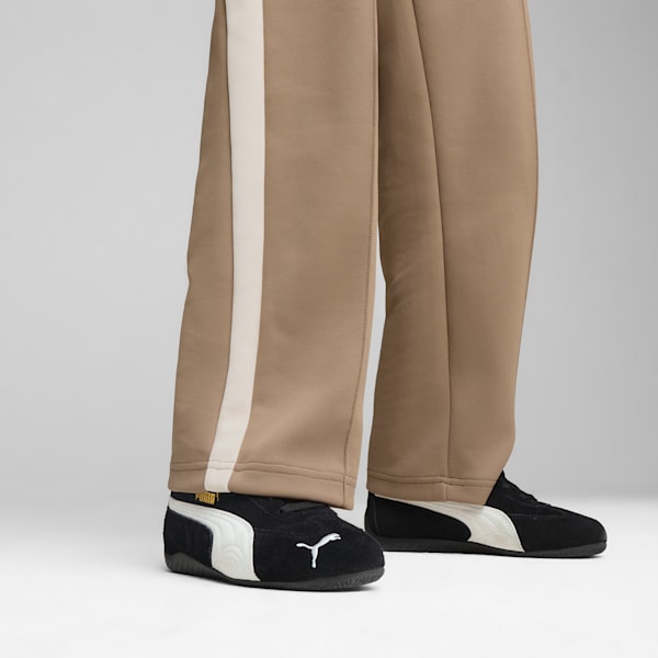 Pants rectos T7 ALWAYS ON para mujer, Totally Taupe, extralarge