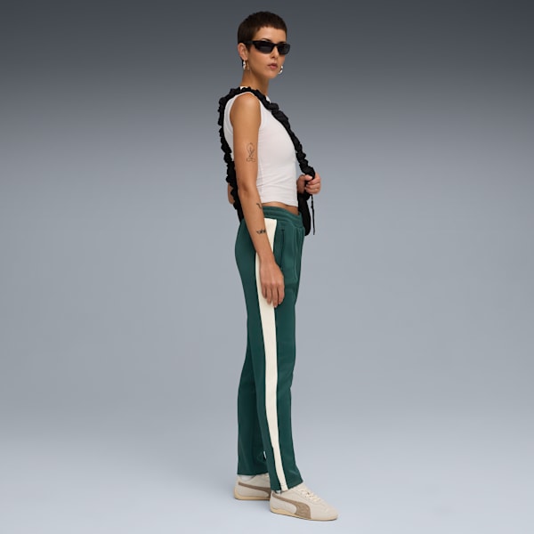 T7 ALWAYS ON Women's Slim Fit Track Pants, Green Terrain, extralarge-IND