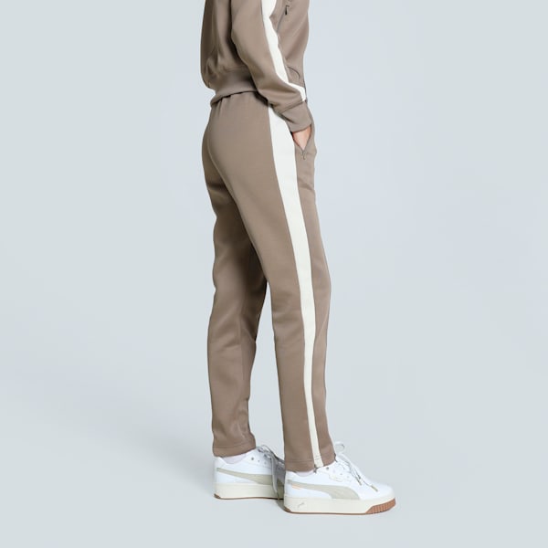 T7 ALWAYS ON Women's Slim Fit Track Pants, Totally Taupe, extralarge-IND