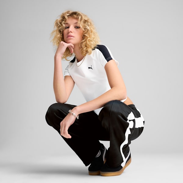 T7 Women's Baby Tee, PUMA White, extralarge