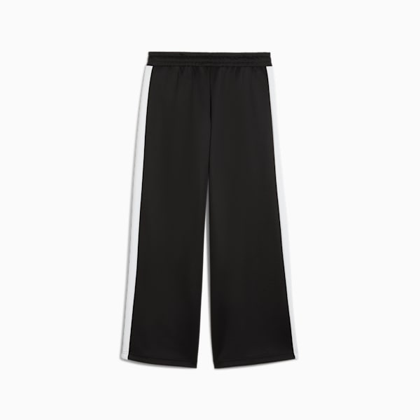 Pants anchos T7 para mujer, PUMA Black, extralarge