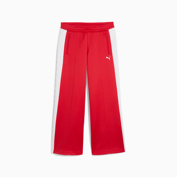 Pants anchos T7 para mujer, For All Time Red, extralarge