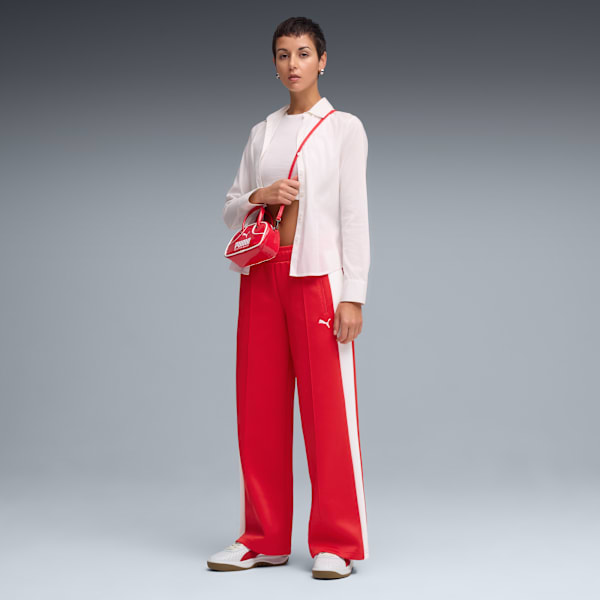 Pants anchos T7 para mujer, For All Time Red, extralarge