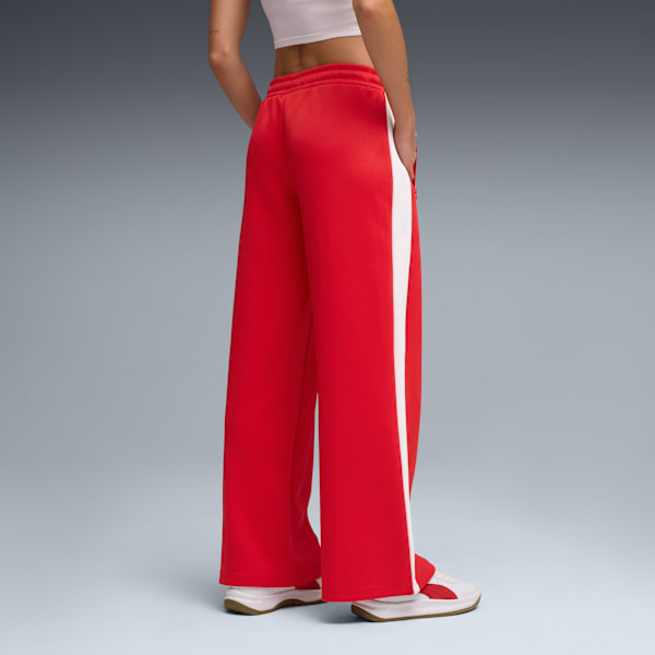 Pants anchos T7 para mujer, For All Time Red, extralarge