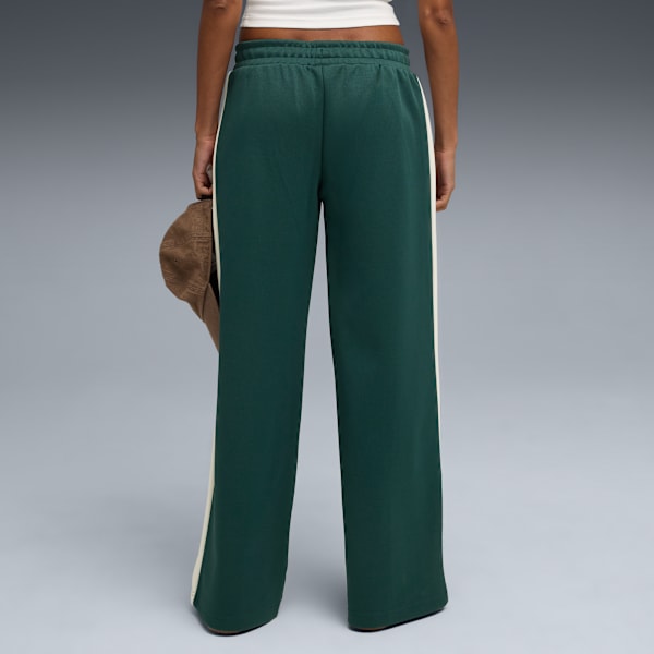 Pants anchos T7 para mujer, Green Terrain, extralarge