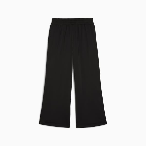WARDROBE Essentials Low Rise Popper Pants Women, PUMA Black, extralarge