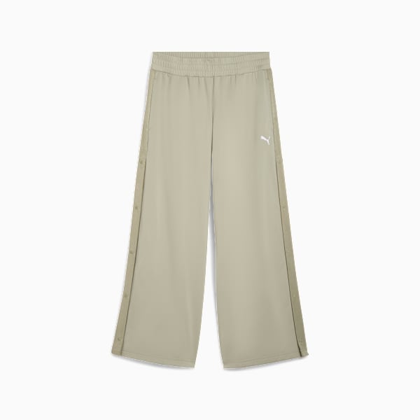 Pantalones WARDROBE Essentials Popper para mujer, Lux Army, extralarge