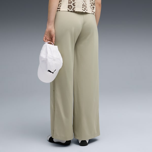 Pantalones WARDROBE Essentials Popper para mujer, Lux Army, extralarge