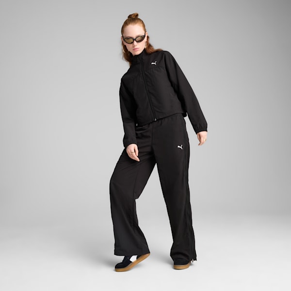 Chamarra oversize DARE TO Zip-Off para mujer, PUMA Black, extralarge