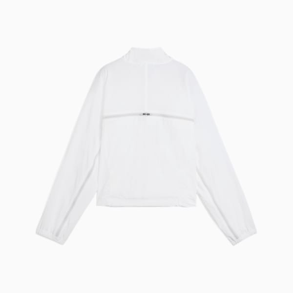 DARE TO Women's Oversized Full-Zip Woven Jacket, PUMA White, extralarge