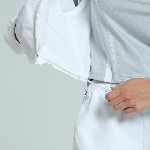DARE TO Women's Oversized Zip-Off Woven Jacket, PUMA White, extralarge-IND