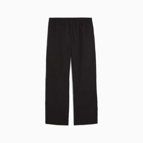 DARE TO Women's Relaxed Woven Zip-Off Pants, PUMA Black, extralarge