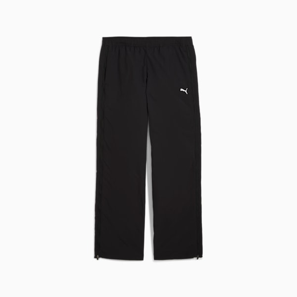 DARE TO Women's Relaxed Woven Zip-Off Pants, PUMA Black, extralarge