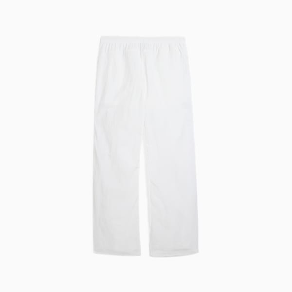 DARE TO Women's Relaxed Woven Zip-Off Pants, PUMA White, extralarge