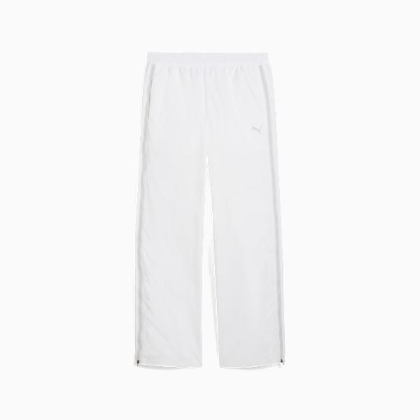 Pantalon décontracté tissé à glissière DARE TO Femme, PUMA White, extralarge