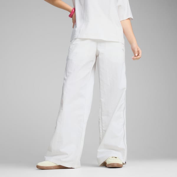Pantalones holgados DARE TO Zip-Off para mujer, PUMA White, extralarge