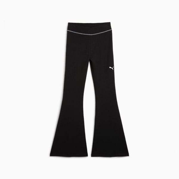 Mallón acampanado DARE TO con textura para mujer, PUMA Black, extralarge