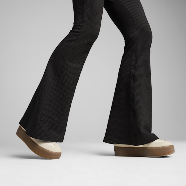 Mallón acampanado DARE TO con textura para mujer, PUMA Black, extralarge