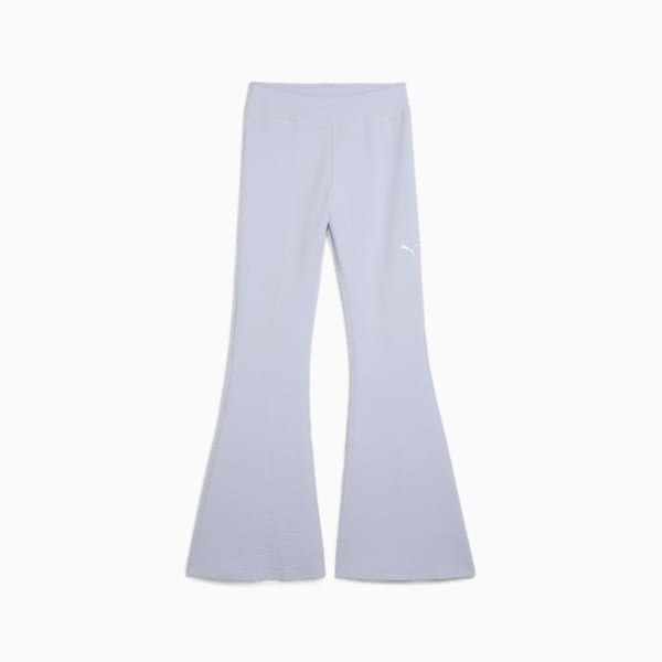 DARE TO Women's Textured Flared Leggings, Cool Weather, extralarge
