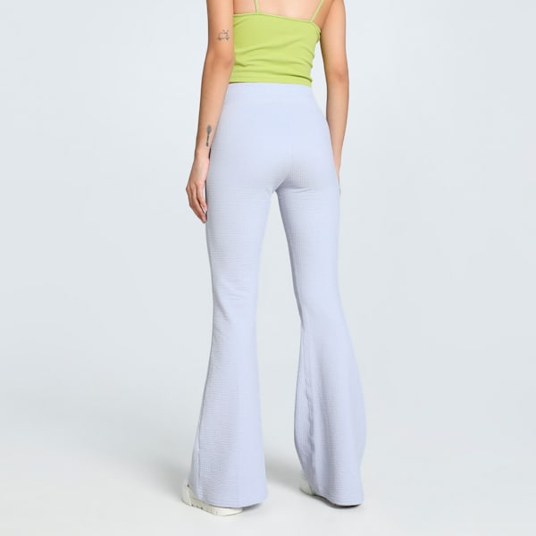 DARE TO Textured Flared Women's Leggings, Cool Weather, extralarge-IND