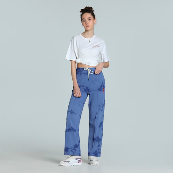 FLORAL PACK Women's Relaxed Fit Graphic Tee, PUMA White, extralarge-IND