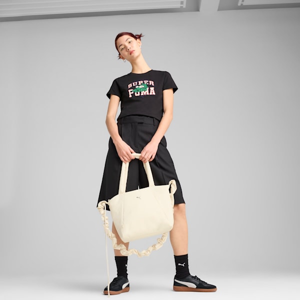 Playera SUPER PUMA GRAPHICS para mujer, PUMA Black, extralarge