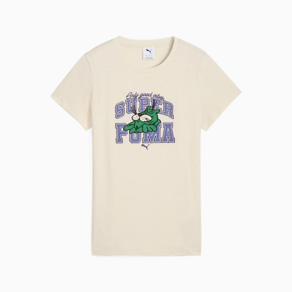 SUPER PUMA GRAPHICS Women's Tee, Alpine Snow, extralarge