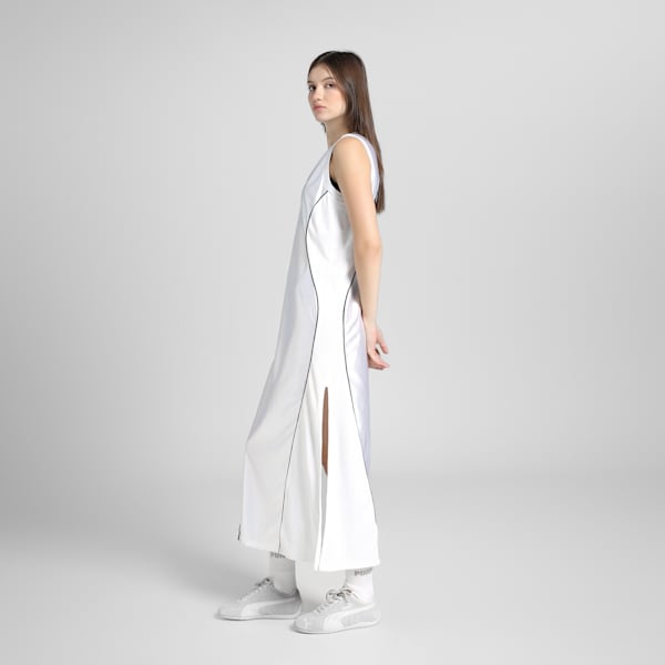 DARE TO Jer-she Women's Relaxed Fit Dress, PUMA White, extralarge-IND
