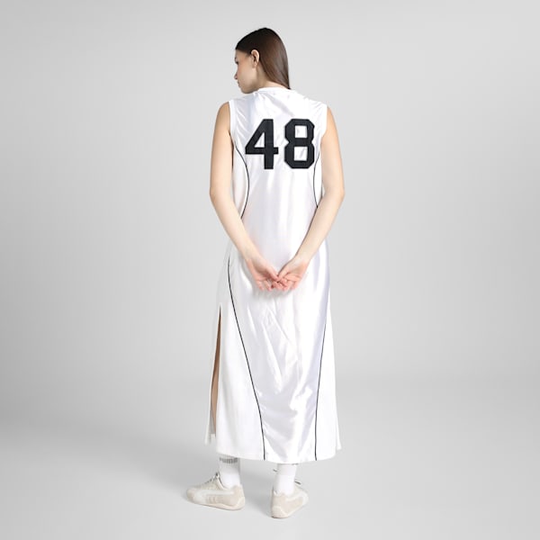 DARE TO Jer-she Women's Relaxed Fit Dress, PUMA White, extralarge-IND