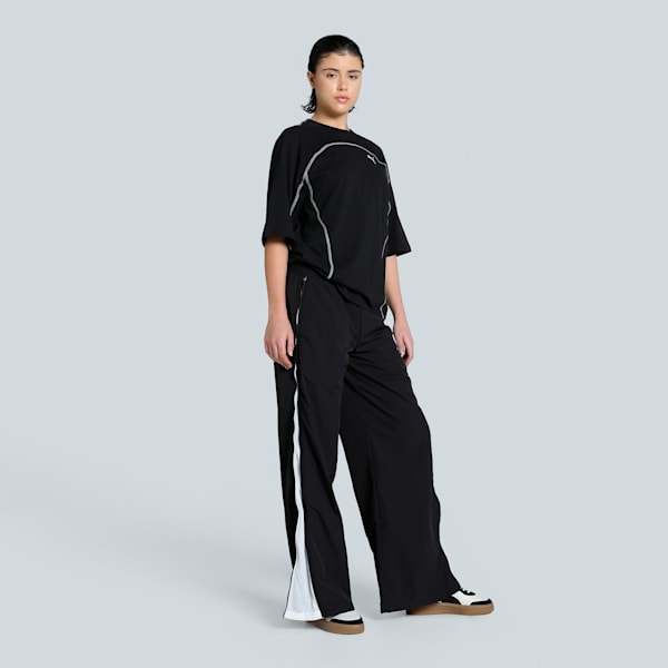 DARE TO Women's Oversized Tee, PUMA Black, extralarge-IND