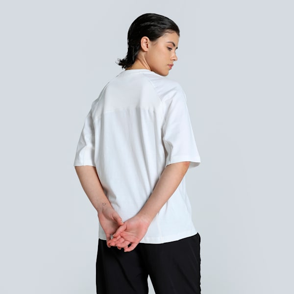 DARE TO Women's Oversized Tee, PUMA White, extralarge-IND