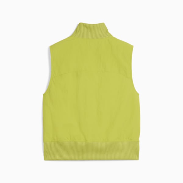 DARE TO Women's Full-Zip Woven Vest, Sea Kelp, extralarge
