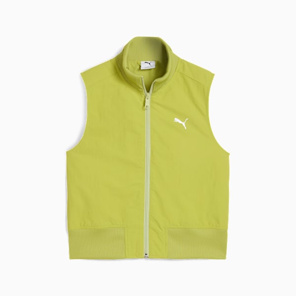 Gilet tissé à fermeture éclair entière DARE TO Femme, Sea Kelp, extralarge