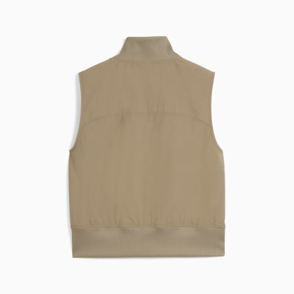 DARE TO Women's Full-Zip Woven Vest, Velvet Moss, extralarge