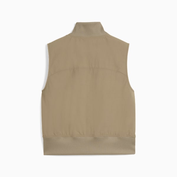 Gilet tissé à fermeture éclair entière DARE TO Femme, Velvet Moss, extralarge