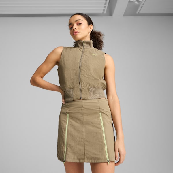 Chaleco DARE TO Zip-Off para mujer, Velvet Moss, extralarge