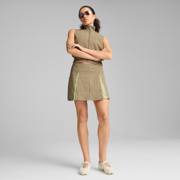 Chaleco DARE TO Zip-Off para mujer, Velvet Moss, extralarge