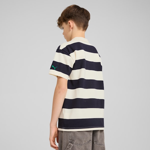 Playera polo SUPER PUMA para adolescentes, Alpine Snow, extralarge