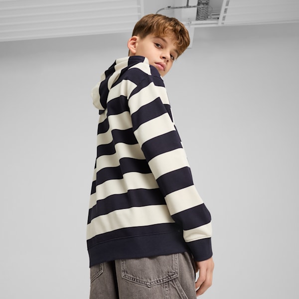 Sudadera estampado SUPER PUMA para adolescentes, Alpine Snow, extralarge
