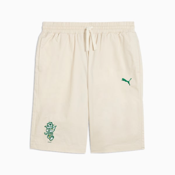 Shorts tejidos para niños grandes SUPER PUMA, Alpine Snow, extralarge