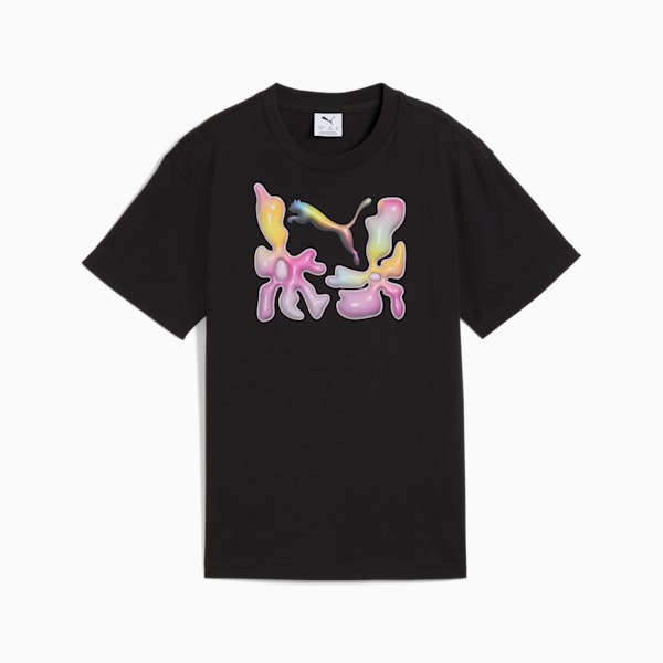 Graphics Big Kids' Relaxed Tee, PUMA Black, extralarge