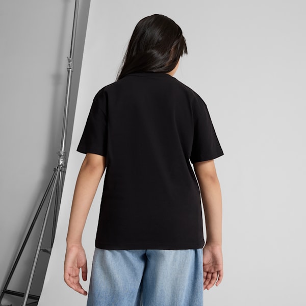 Graphics Big Kids' Relaxed Tee, PUMA Black, extralarge