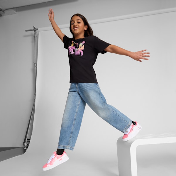 Graphics Big Kids' Relaxed Tee, PUMA Black, extralarge