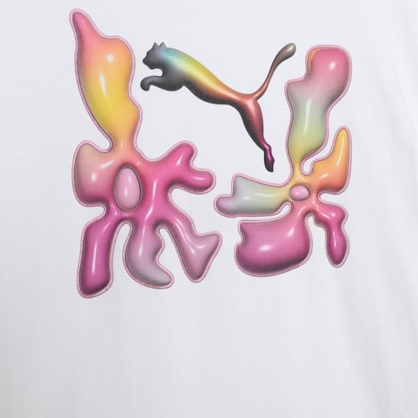 Graphics Youth Relaxed Fit Tee, PUMA White, extralarge-IND